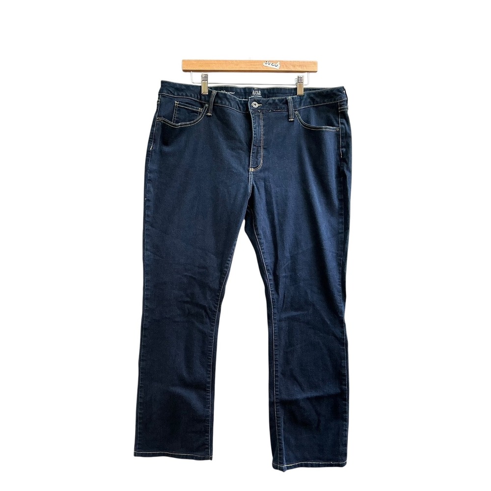 a.n.a Women's Size‎ 20 Bootcut Dark Wash Denim Jeans Classic Style